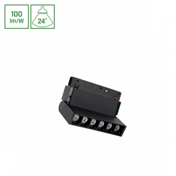 System Shift Basic Grid XS Adjustable lampa liniowa 110mm 6W 600lm 4000K czarny WLD+70035NW SpectrumLED