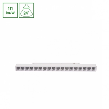 System Shift Basic Grid M lampa liniowa 330mm 18W 2000lm 4000K biała WLD+70046NW SpectrumLED