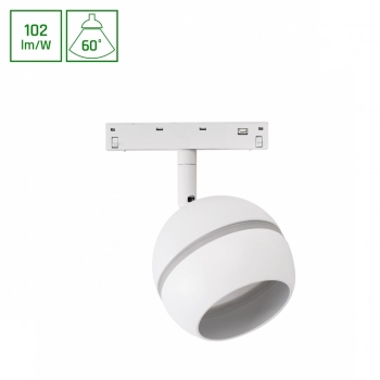 System Shift Basic Globe Ring lampa kula 90mm 10W 1020lm 2700K biała WLD+70048WW SpectrumLED