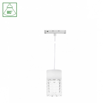 System Shift Basic Hangit Crystal lampa wisząca 7W 660lm 2700K biały WLD+70050WW SpectrumLED
