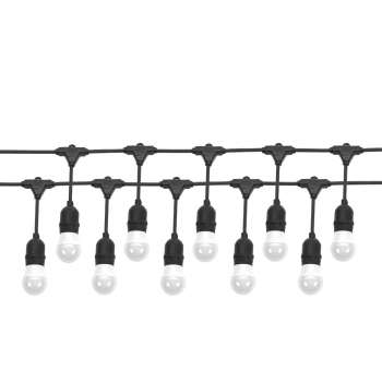 Girlanda IP44 9550mm 10xE27 czarna łączona