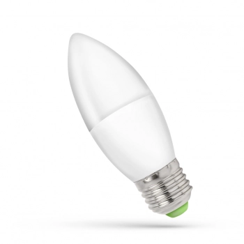 Żarówka LED świecowa E27 6W 560lm światło zimne białe WOJ+13062 SpectrumLED