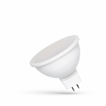 Żarówka LED MR16 12V 6W 500lm światło zimne białe z mleczną szybką WOJ+13134 SpectrumLED