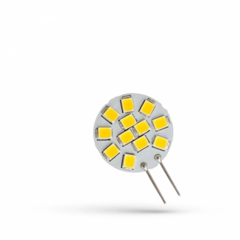 Żarówka LED G4 12V 1,2W 160lm światło ciepłe białe 20mm WOJ+13784 SpectrumLED