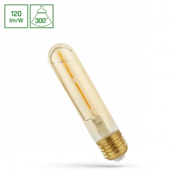 LED T30 E27 2W 240lm COG światło ciepłe białe retroshine WOJ+14080 SpectrumLED