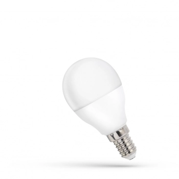 Żarówka LED kulka E14 8W 750lm światło zimne białe WOJ+14217 SpectrumLED