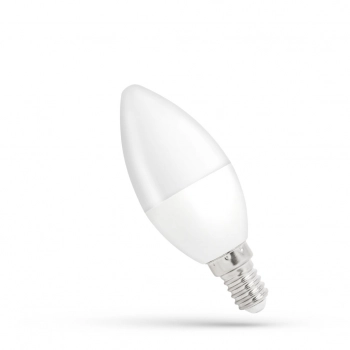 Żarówka LED świecowa E14 8W 710lm światło neutralne białe WOJ+14221_8W SpectrumLED