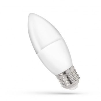 Żarówka LED świecowa E27 8W 710lm światło ciepłe białe WOJ+14223_8W SpectrumLED