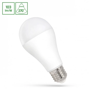Żarówka LED GLS E27 15W 1550lm światło neutralne białe WOJ+14262 SpectrumLED
