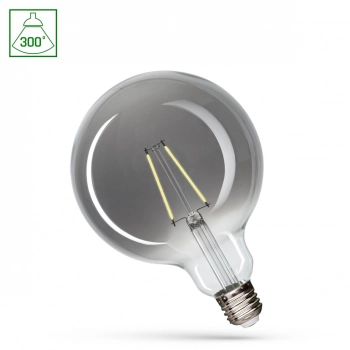 Żarówka LED GLOB G125 E27 4.5W 320lm COG światło neutralne białe modernshine  WOJ+14471 SpectrumLED