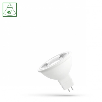 Żarówka LED MR16 12V 4W 320ln 45 st światło neutralne białe z soczewką WOJ+14551_45ST SpectrumLED
