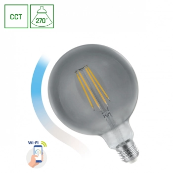 Żarówka LED Glob G125 4,9W 350lm E27 COG CCT DIM modernshine Wi-Fi/BT SMART WOJ+14559 SpectrumLED