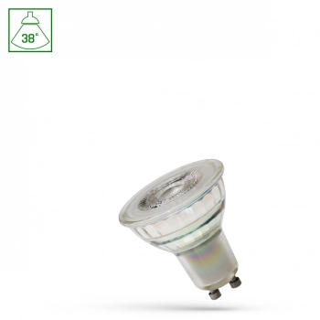 Żarówka LED GU10 3,5W 265lm 38st światło ciepłe białe z soczewką  WOJ+14693 SpectrumLED