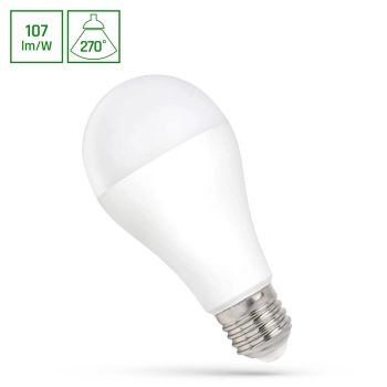 Żarówka LED GLS E27 15W 1600lm światło zimne białe WOJ+14263 SpectrumLED