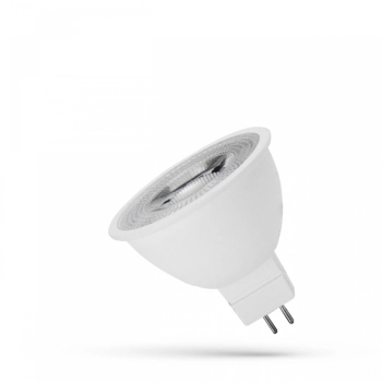 Żarówka LED MR16 12V 6W 430lm 55st światło neutralne białe z soczewką WOJ+14552_55ST SpectrumLED