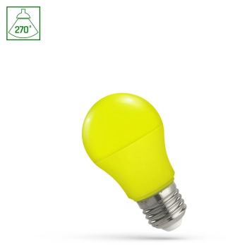 Żarówka LED GLS E27 4.9W światło żółte WOJ+14608 SpectrumLED