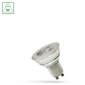Żarówka LED GU10 3,5W 265lm 38st światło ciepłe białe z soczewką  WOJ+14693 SpectrumLED