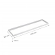 Ramka do montażu natynkowego opraw Algine Slim Backlight Slim biała