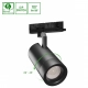 Pava 2 na szynoprzewód 3F 19-42W 4500lm światło ciepłe białe RA90 czarna z regulacją mocy SLI033031WW_PW SpectrumLED