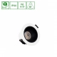 Orbito Downlight lampa wbudowywana 10W 1100lm światło ciepłe białe 40st IP44 Ra90 UGR<19 biała czarna SLI043018WW_PW Spe