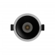 Orbito Downlight lampa wbudowywana 10W 1100lm światło ciepłe białe 40st IP44 Ra90 UGR<19 biała czarna