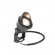 Flori Spot lampa ogrodowa LED 5W 230lm światło ciepłe białe 24V IP65 szara