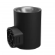 Torre lampa elewacyjna 9W 1000lm CCT IP54 czarna
