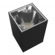 Torre lampa elewacyjna 9W 1000lm CCT IP54 czarna