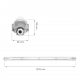 Limea Slim Hermetyk G13 Tuba LED 120cm IP65 szara