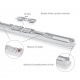 Limea Go Hermetyk 600mm 25W 3250lm światło zimne białe IP65 IK07 biała