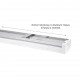 Limea Prismatica 1200mm 40W 5100lm światło neutralne białe IP44 IK10