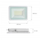 Noctis Lux 2 naświetlacz 50W 4000lm światło neutralne białe IP65 biały