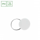 Nymphea Black & White Rings lampa sufitowa 18W 2050lm światło zimne białe IP54 biała czarna SLI031034CW_PW SpectrumLED