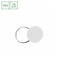 Nymphea Black & White Rings lampa sufitowa 24W 2850lm światło zimne białe IP54 biała czarna SLI031035CW_PW SpectrumLED