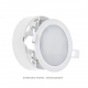 Algine Eco okrągła natynk-Podtynk downlight 6W 750lm światło neutralne białe IK06 biały