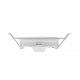 Algine Eco okrągła natynk-Podtynk downlight 6W 750lm światło neutralne białe IK06 biały