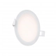 Algine Eco okrągła natynk-Podtynk downlight 6W 750lm światło ciepłe białe IK06 biały