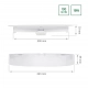 Algine Eco natynk-Podtynk downlight IK06 18W 2200lm światło ciepłe białe
