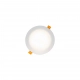 Dure 3 Downlight lampa sufitowa 12W 1500lm światło ciepłe białe IP54 IK06 biała