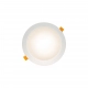 Dure 3 Downlight lampa wbudowywana 18W 2200lm światło ciepłe białe IP54 IK06 biała
