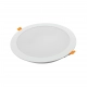 Dure 3 Downlight lampa wbudowywana 24W 2900lm światło ciepłe białe IP54 IK06 biała
