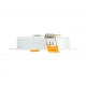 Dure 3 Downlight okrągła 8W 1000lm światło ciepłe białe IP54 IK06 biała