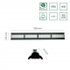 Halls Line High Bay 200W 300000lm światło neutralne białe IP66 IK10 czarny 0-10V