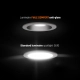 Fiale Comfort Anti Glare lampa wbudowywana GU10 biała okrągła środek srebrny ruchoma