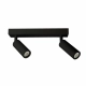 Madara Slim lampa sufitowa 2xGU10 MR11 czarna SLIP003048 SpectrumLED