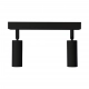 Madara Slim lampa sufitowa 2xGU10 MR11 czarna
