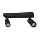 Madara Slim lampa sufitowa 2xGU10 MR11 czarna