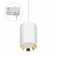 Chloe mini lampa na szynoprzewód 3F GU10 biała SLIP005015_TRACK SpectrumLED