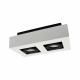 Mirora lampa sufitowa 2xGU10 biała czarna SLIP005046 SpectrumLED