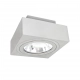 Mirora lampa sufitowa GU10 AR111 biała kwadratowa ruchoma